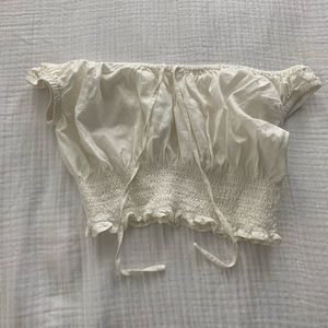 white brandy melville top